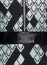 Detail View - Click To Enlarge - 3.1 PHILLIP LIM - Leather belt diamond jacquard dress