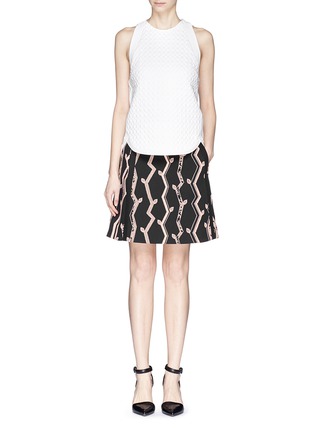 Figure View - Click To Enlarge - 3.1 PHILLIP LIM - Angled vines pencil skirt