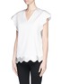 Front View - Click To Enlarge - 3.1 PHILLIP LIM - Wavy satin blouse