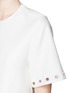 Detail View - Click To Enlarge - 3.1 PHILLIP LIM - Eyelet embroidery cropped top
