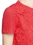 Detail View - Click To Enlarge - TORY BURCH - 'Katama' floral lace linen jersey T-shirt
