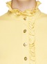 Detail View - Click To Enlarge - TORY BURCH - 'Lidia' ruffle polo shirt