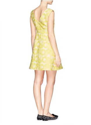 Back View - Click To Enlarge - TORY BURCH - 'Mariana' floral jacquard dress