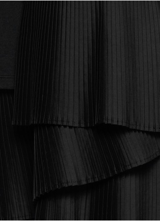 Detail View - Click To Enlarge - THAKOON - Accordion pleat tier jersey dress