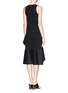 Back View - Click To Enlarge - THAKOON - Accordion pleat tier jersey dress 