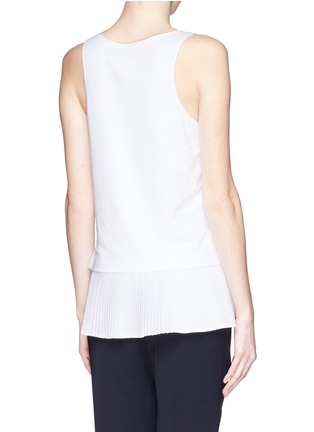 Back View - Click To Enlarge - THAKOON - Layered pleat hem tank top
