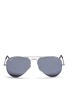 Main View - Click To Enlarge - RAY-BAN - 'Aviator Mirror' metal sunglasses