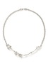 Main View - Click To Enlarge - ALEXANDER MCQUEEN - Crystal embellished skeleton necklace