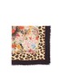 Main View - Click To Enlarge - ALEXANDER MCQUEEN - Floral and leopard print pashmina scarf