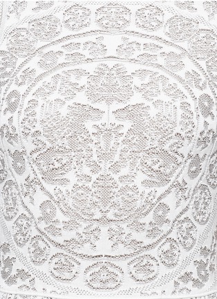Detail View - Click To Enlarge - VALENTINO GARAVANI - Grifoni jacquard knit dress