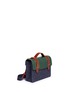 Detail View - Click To Enlarge - SEVENTY EIGHT PERCENT - Zazie leather denim mini satchel