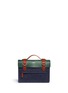 Back View - Click To Enlarge - SEVENTY EIGHT PERCENT - Zazie leather denim mini satchel