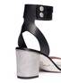 Detail View - Click To Enlarge - PEDRO GARCIA  - Xola metallic heel leather sandals