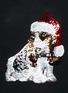 Detail View - Click To Enlarge - MARKUS LUPFER - Natalie sequin basset hound Christmas sweater