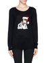 Main View - Click To Enlarge - MARKUS LUPFER - Natalie sequin basset hound Christmas sweater