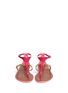 Figure View - Click To Enlarge - SERGIO ROSSI - Cleo leather strap jelly sandals
