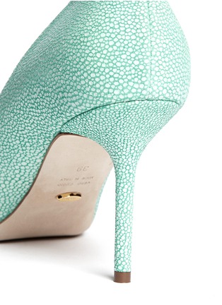 Detail View - Click To Enlarge - SERGIO ROSSI - Printed stingray leather pumps