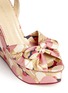 Detail View - Click To Enlarge - CHARLOTTE OLYMPIA - Miranda 130 sundae print wedge sandals