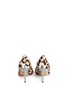 Back View - Click To Enlarge - CHARLOTTE OLYMPIA - 'Desirée' leopard print calf hair pumps