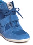Detail View - Click To Enlarge - ASH - 'Bowie' suede wedge sneakers