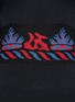 Detail View - Click To Enlarge - VALENTINO GARAVANI - Tribal stripe lace appliqué sweater
