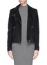 Main View - Click To Enlarge - IRO - 'Jay' suede lamb leather biker jacket