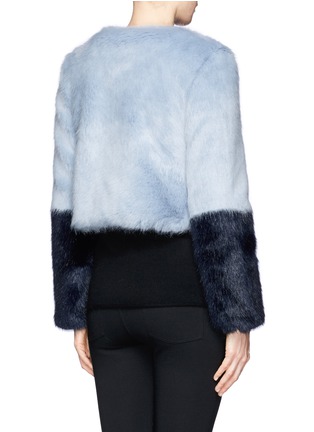 Back View - Click To Enlarge - SHRIMPS - 'Bailey' faux fur cropped jacket