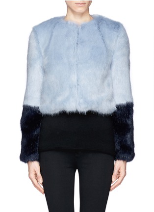 Main View - Click To Enlarge - SHRIMPS - 'Bailey' faux fur cropped jacket