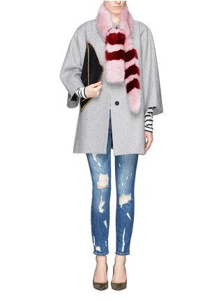 Figure View - Click To Enlarge - SHRIMPS - 'Ivana' faux fur scarf