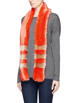 Front View - Click To Enlarge - SHRIMPS - 'Ivana' faux fur scarf