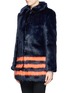 Front View - Click To Enlarge - SHRIMPS - 'Dulcie' faux fur coat