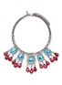 Main View - Click To Enlarge - KENNETH JAY LANE - Crystal teardrop station necklace