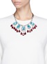 Figure View - Click To Enlarge - KENNETH JAY LANE - Crystal teardrop station necklace