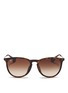 Main View - Click To Enlarge - RAY-BAN - 'Erika' matte acetate frame wire temple sunglasses
