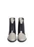 Figure View - Click To Enlarge - MELISSA - 'Necklace' colourblock matte Chelsea boots