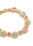 Detail View - Click To Enlarge - KENNETH JAY LANE - Glass crystal floral necklace