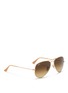 Figure View - Click To Enlarge - RAY-BAN - 'Aviator Large Metal' sunglasses