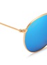 Detail View - Click To Enlarge - RAY-BAN - Round metal mirror sunglasses