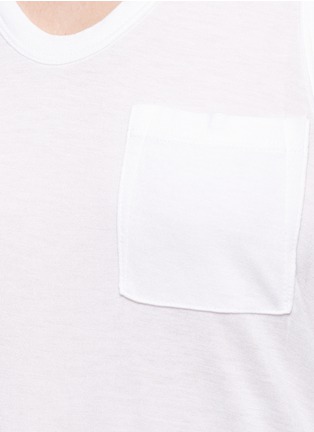 Detail View - Click To Enlarge - T BY ALEXANDER WANG - Classic scoop neck pocket tank top