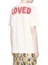 Back View - Click To Enlarge - GUCCI - 'Angry Cat' appliqué logo print oversized T-shirt