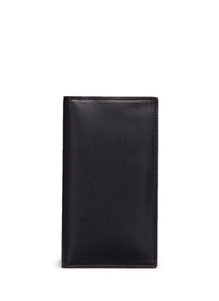 Main View - Click To Enlarge - MAISON MARGIELA - Contrast stitch leather continental wallet