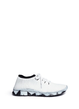 Main View - Click To Enlarge - MAISON MARGIELA - 'Crunch' coated knit sneakers