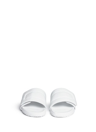 Front View - Click To Enlarge - MAISON MARGIELA - 'Future' leather slide sandals