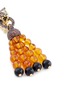 Detail View - Click To Enlarge - JOHN HARDY - Diamond sapphire topaz 18k yellow gold macan beaded drop earrings