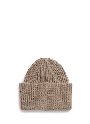 Figure View - Click To Enlarge - ACNE STUDIOS - Emoticon patch wool beanie