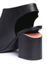Detail View - Click To Enlarge - ALEXANDER WANG - 'Nadia' cutout heel leather sandal booties