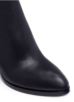 Detail View - Click To Enlarge - ALEXANDER WANG - 'Gabi' metal heel leather boots