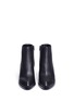 Front View - Click To Enlarge - ALEXANDER WANG - 'Gabi' metal heel leather boots