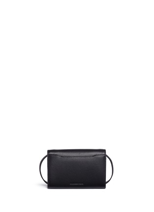 Detail View - Click To Enlarge - ALEXANDER WANG - 'Riot Double Biker' leather crossbody bag