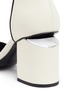 Detail View - Click To Enlarge - ALEXANDER WANG - 'Abby' chunky cutout heel leather sandals